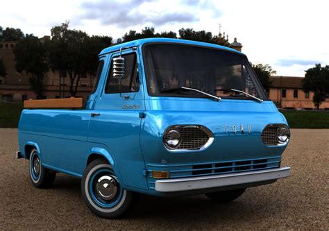 Ford Econoline E100 Pickup 1962 Cgtrader