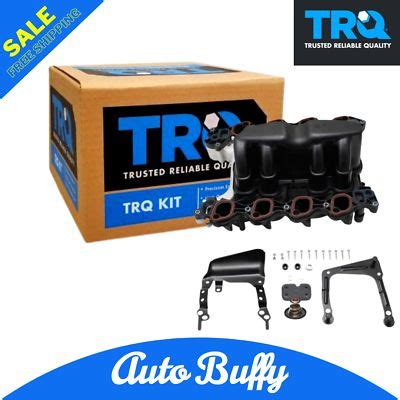 TRQ Intake Manifold W Thermostat Gaskets Kit For Ford Lincoln