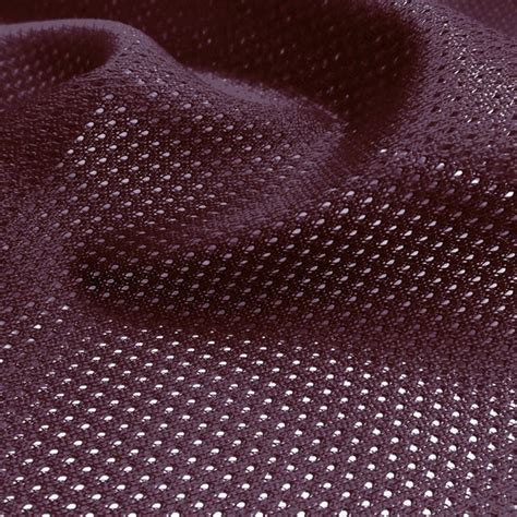 Maroon Micro Mesh Fabric Sports Mesh Athletic Mesh Fabric