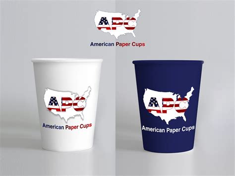 Paper Cup Logo Design by Shamim Fatema Sumi on Dribbble