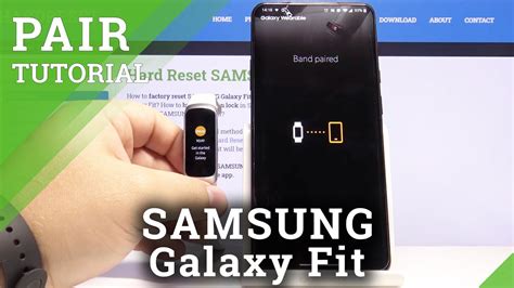 How To Pair SAMSUNG Galaxy Fit With Phone Set Up Connect YouTube