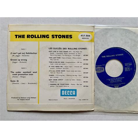 Satisfaction De The Rolling Stones Ep Chez Londonbus Ref 114669908