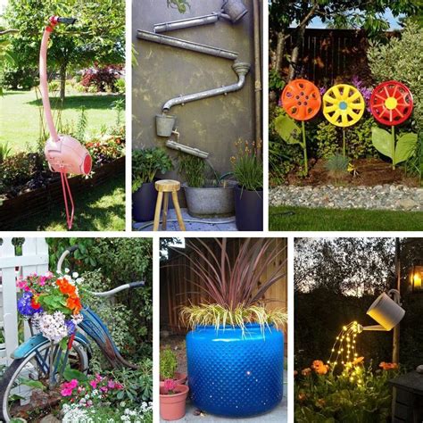 Décoration de jardin en objets de récup des idées originales à découvrir