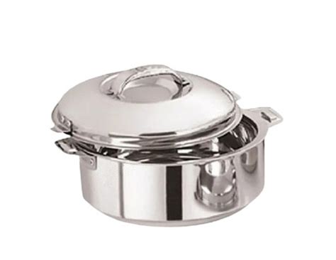 Glossy Finish And Round Shape Stainless Steel Hot Pot At 150 00 INR In Mumbai Ayaan Enterprises