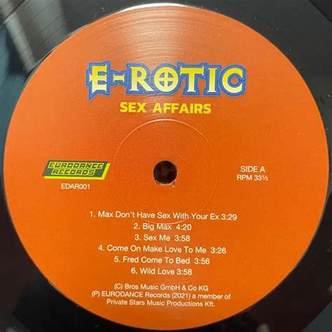 E Rotic Sex Affairs Limited Edition LP vinilinės plokštelės vinilai LPManija lt