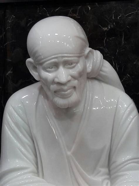 Hindu White Marble Shirdi Sai Baba Statue For Worship Size 4ft At Rs