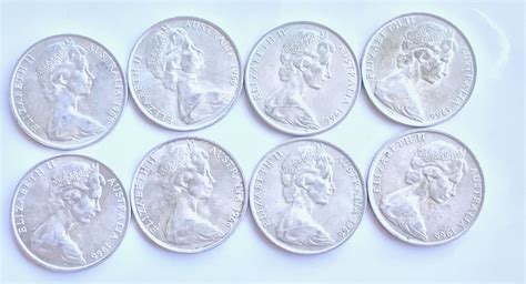 Lot of Australian 1966 Round 50 cent coins Auction (0025-8016688 ...