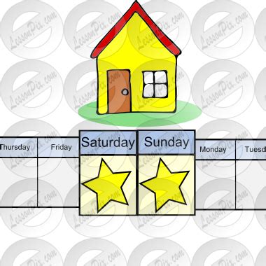 weekend - home Picture for Classroom / Therapy Use - Great weekend ...