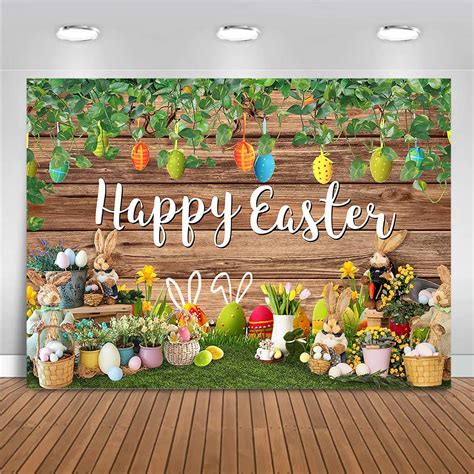 Amazon Mocsicka Easter Backdrops For Photography Spring Easter