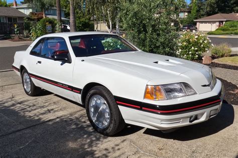 15k Mile 1988 Ford Thunderbird Turbo Coupe 5 Speed For Sale On Bat