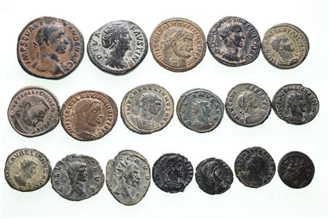 Roman Empire Lots Of Ae Coins Incl Sestertius Severus Catawiki