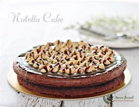 Nutella Cake Nutella巧克力蛋糕 Anncoo Journal