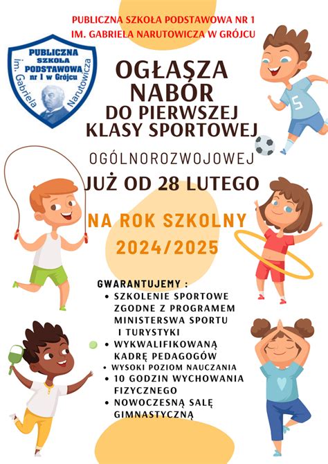 Klasa Sportowa Publiczna Szko A Podstawowa Nr Im Gabriela