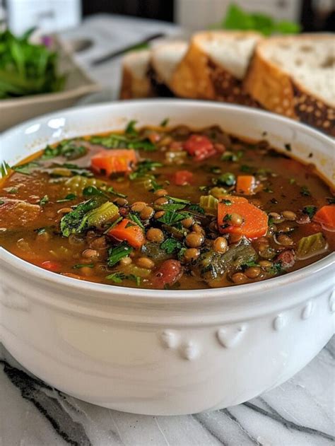 Easy Italian Lentil Soup Recipe Beyond The Bayou Blog