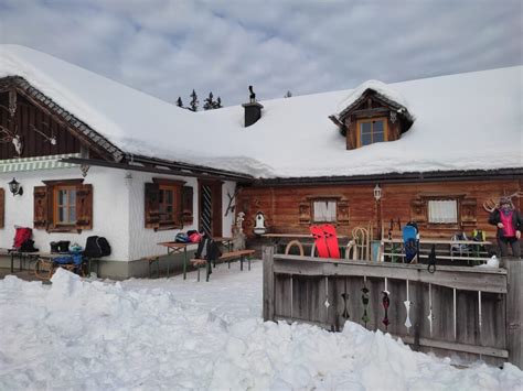 Skitour und Schneeschuhwanderung Loibesbacher Höhe in Faistenau