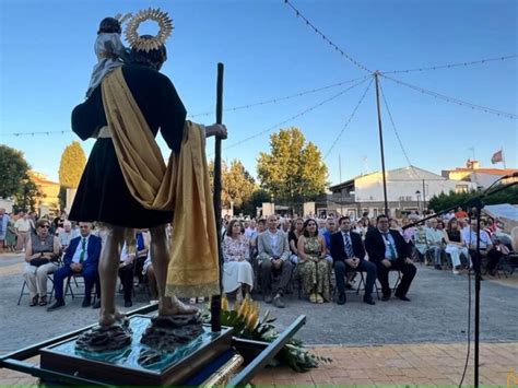 Valverde de visita en Bolaños de Calatrava por la celebración de las