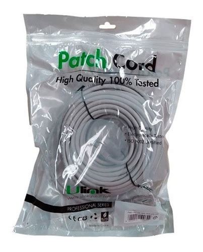 Cable De Red Patch Cord Certificado Cat Mts Gris Cuotas Sin Inter S