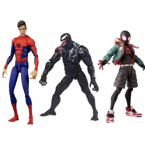 Dibujos Animados Miles Morales Sentinel Anime Figura Acci N Modelo