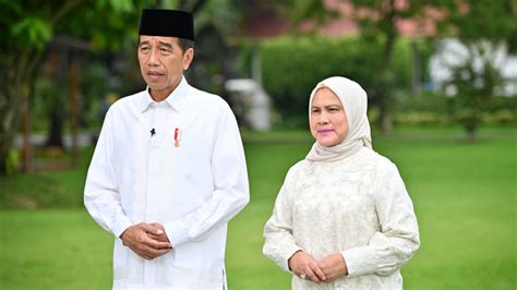 Presiden Joko Widodo Dan Ibu Iriana Ucapkan Selamat Idulfitri 1445