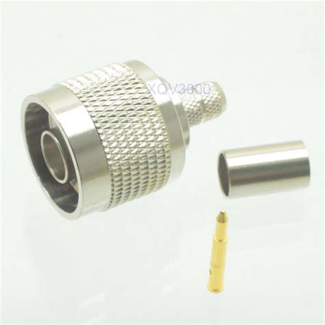 10pcs Connector N Male Plug Pin Crimp For Rg8x Rg 8x Lmr240 Rf Coaxial In Connectors From Lights