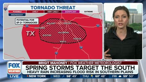 Severe Storms Ramp Up In Texas Potential For Tornadoes And Large Hail