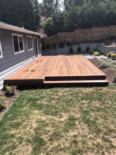 Ipe Deck With Butt And Pass Picture Frame Border Deck Masters Llc