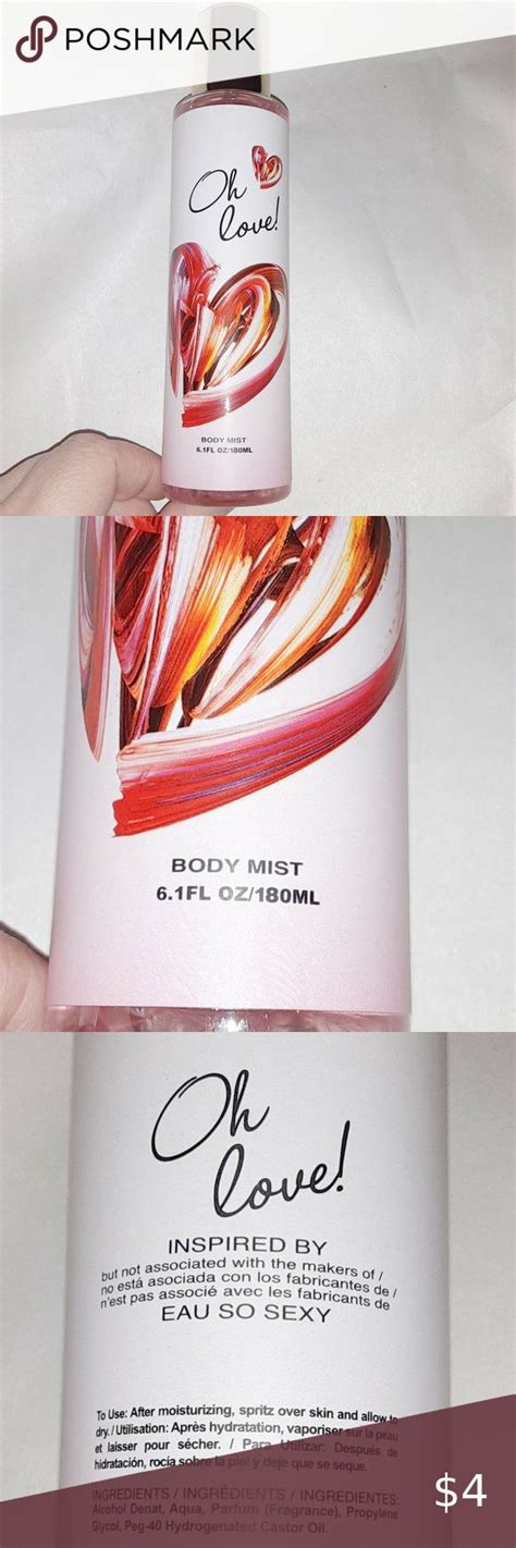 With Bundle New Oh Love Body Mist Inspired By Eau So Sexy