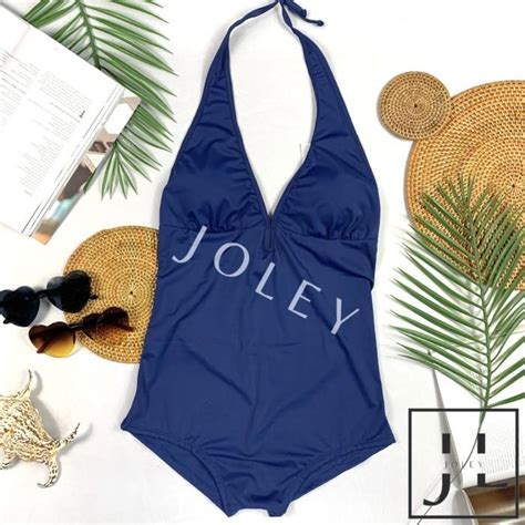 Jual Terlaris Bikiniku Ariel Deep Blue Bikini One Piece Bikini Pantai Baju Renang Shopee