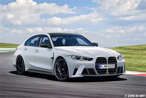 2021 BMW M3 Sedan: New render show the front and rear of the G80 : BMW