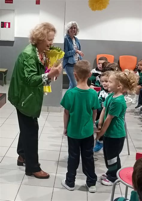 Visita de Balbina Rivero por el Día del Libro CEIP Montaña Pacho