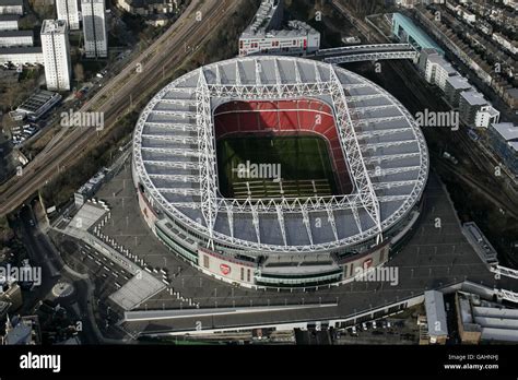 Aerial view of the Emirates Stadium Stock Photo - Alamy