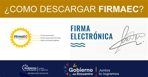 C Mo Descargar Firmaec Aplicativo De Firma Electr Nica