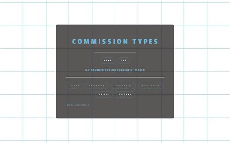 Carrd Commission Template