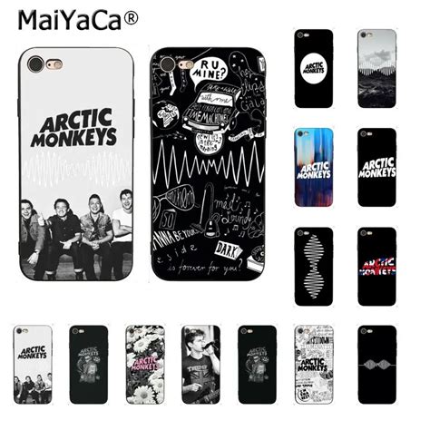 Maiyaca Arctic Monkeys Black Soft Shell Phone Cover For Iphone S