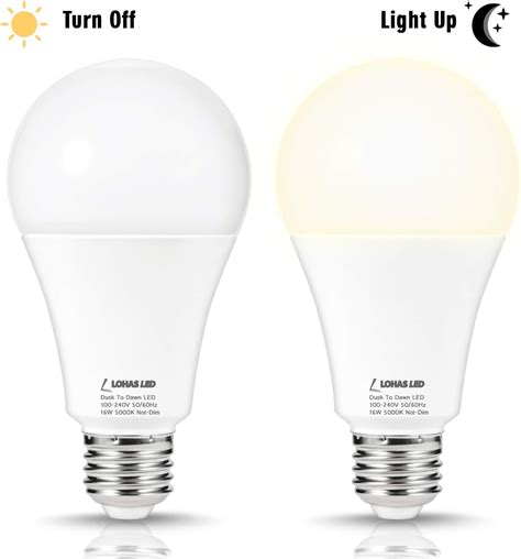 Lohas Dusk To Dawn Led Light Bulb W A Sensor Light Bulb Daylight