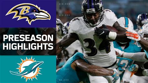 Ravens Vs Dolphins Nfl Preseason Week Game Highlights Youtube