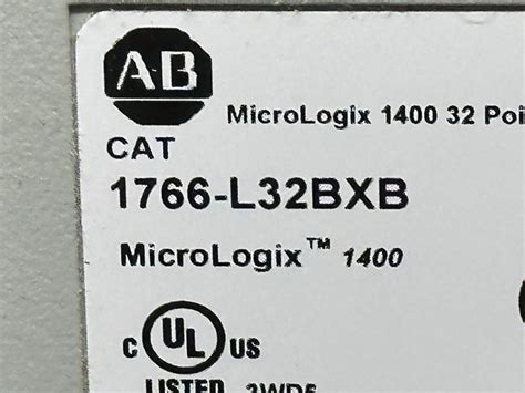 Surplus Open Allen Bradley L Bxb Ser C Micrologix