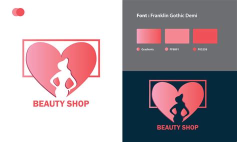 Beauty Shop Logo Template Design