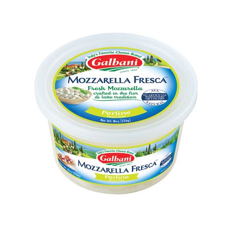 Fresh Mozzarella Perline Galbani Cheese Authentic Italian Cheese