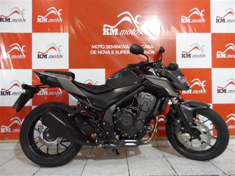 Honda Cb 500 F 2017 Preta Km Motos Sua Loja De Motos Semi Novas