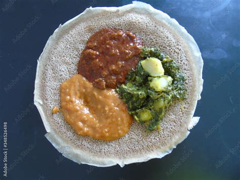 Asmara Eritrea Ethiopian And Eritrean Food Assortment