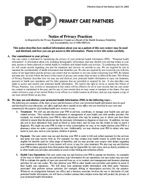 Fillable Online Signature On File Form Primary Care Partners Fax