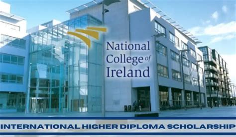 National College of Ireland International Higher Diploma Scholarship,2020