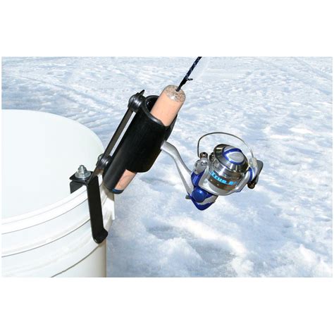 Clam® Mountable Single Rod Holder 423865 Ice Fishing Accessories At