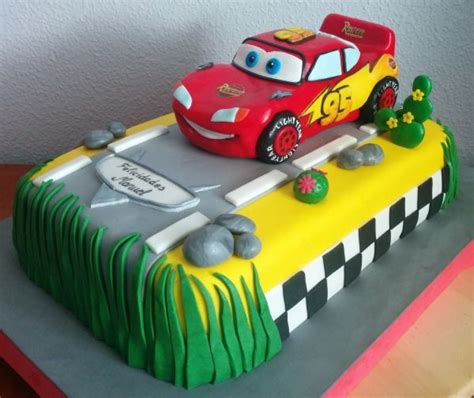 Tarta Rayo Mcqueen Cars De Perlas Tartas De Fondant Happy Birthday Babe Cars Birthday