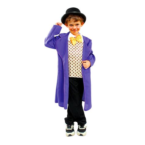 Traje Infantil Wonka A Os X Uni Arma Tu Party