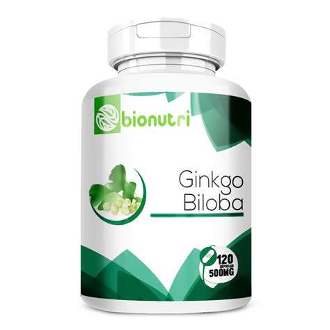 Ginkgo Biloba 500mg Bionutri Envio Rápido