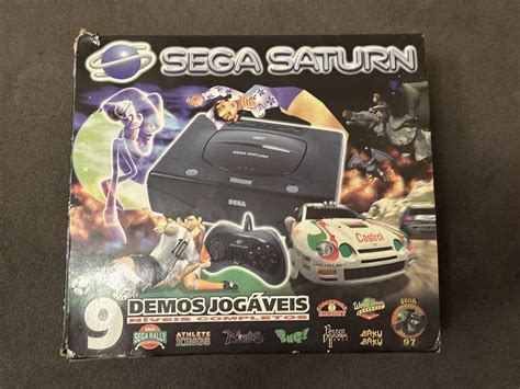 Consola SEGA SATURN Completa Caixa 2 Comandos E 9 Demos Avenidas