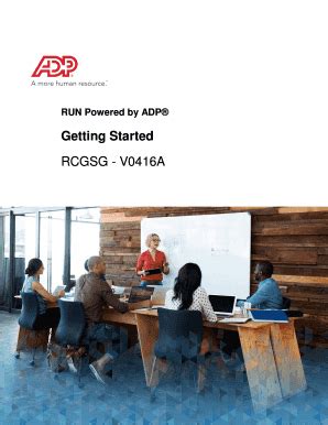 Fillable Online Getting Started With Run Powered By Adp Getting