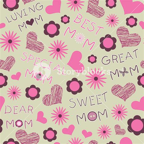 Mothers Day Background Pattern